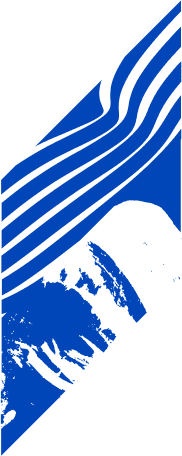 Data Projekt • Forme abstraite bleue