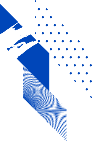 Data Projekt • Forme abstraite bleue