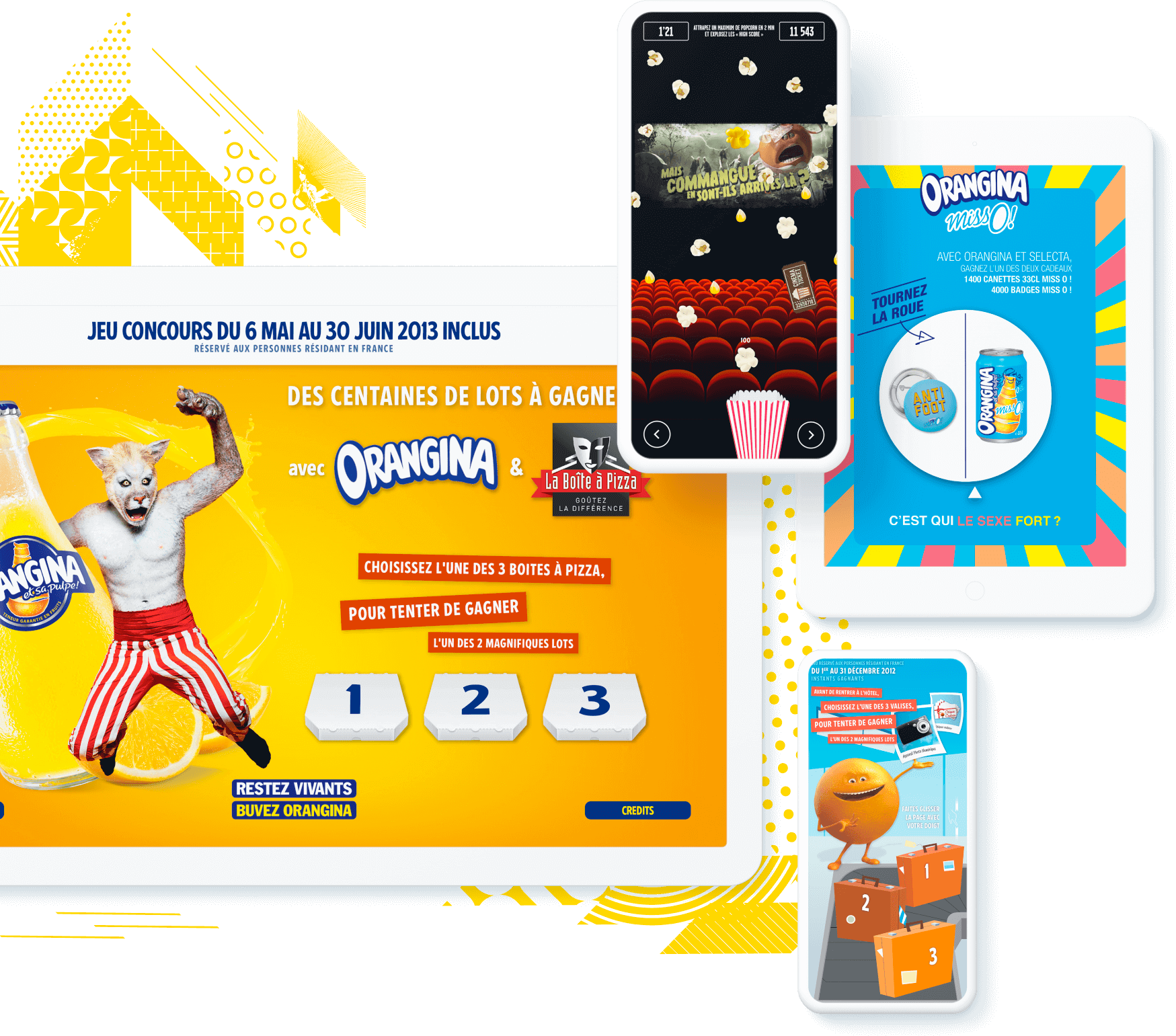 Orangina Le Jeu à Secouer Data Projekt • Divertissements digitaux pour Orangina Suntory
