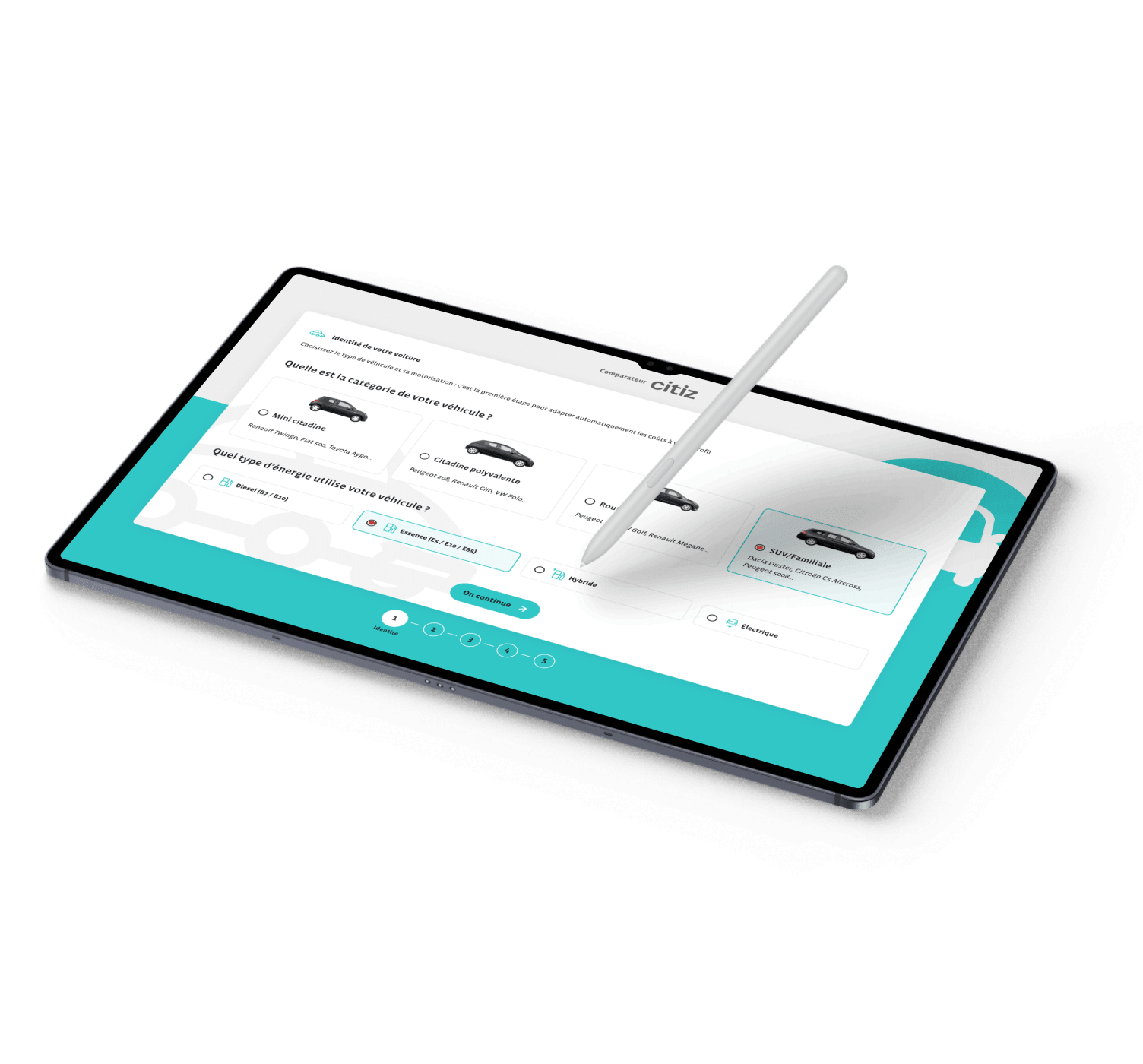 Citiz • France Auto Partage, client de l'agence digitale Data Projekt - Comparateur de coût sur-mesure